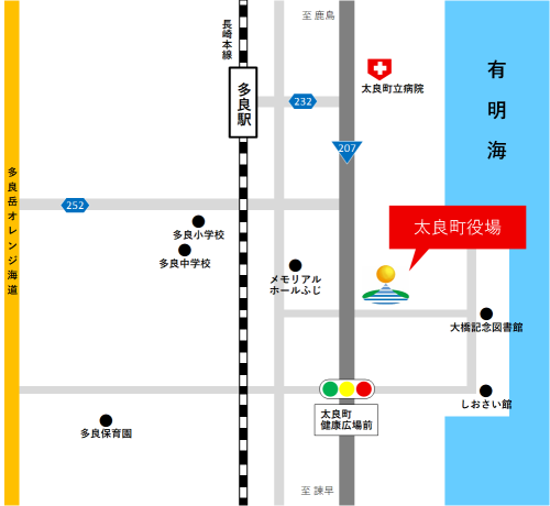 庁舎へのアクセス