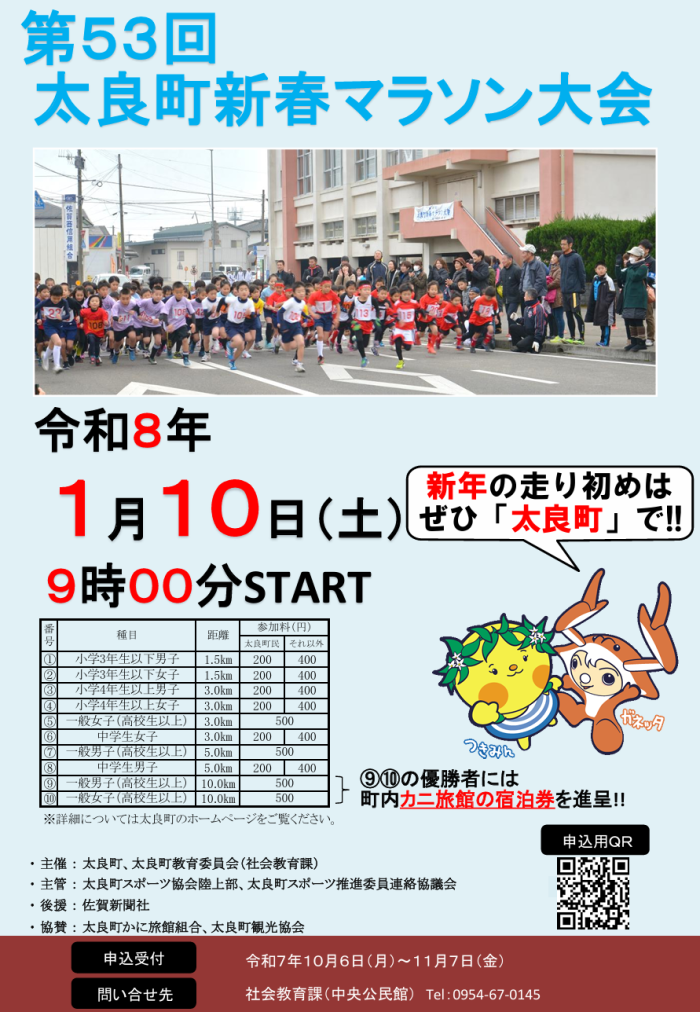 第53回太良町新春マラソン大会